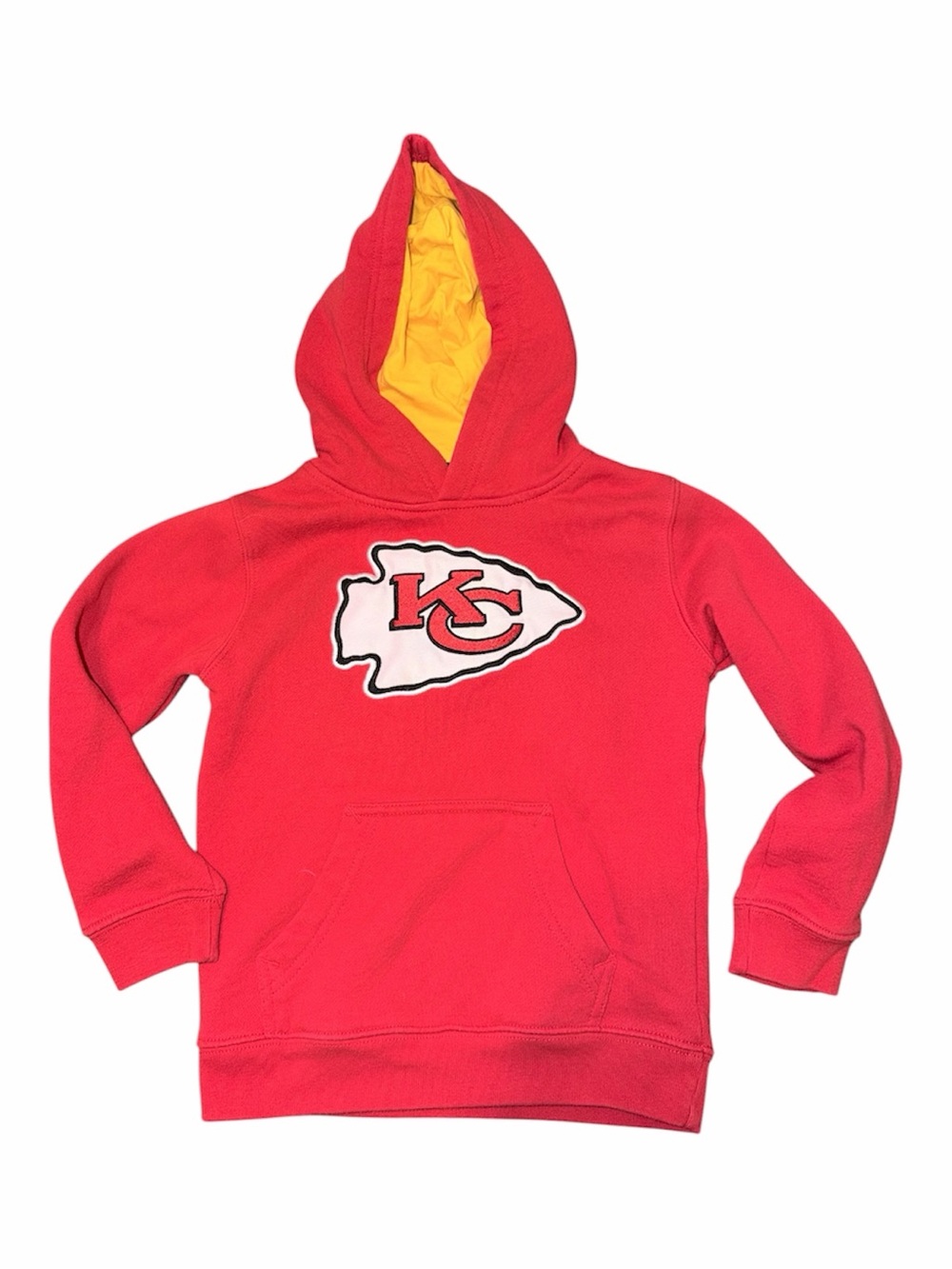 NFL Apparel Kansas City Chiefs Hooded Sweatshirt Kids Size M